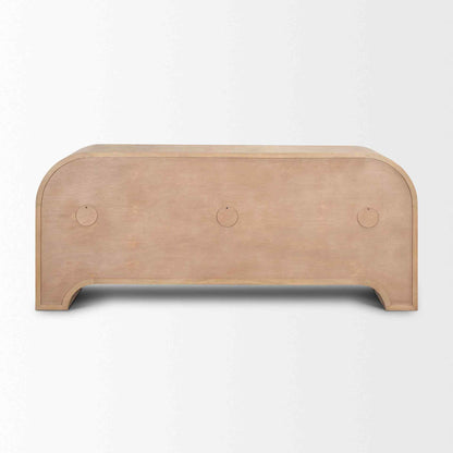 Sorina Light Brown Wood Sideboard