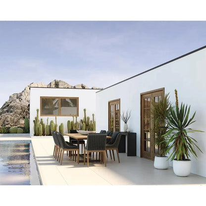 Sorrento Fabric Outdoor Armless Dining Chair-Outdoor Dining Chairs-SUNPAN-LOOMLAN