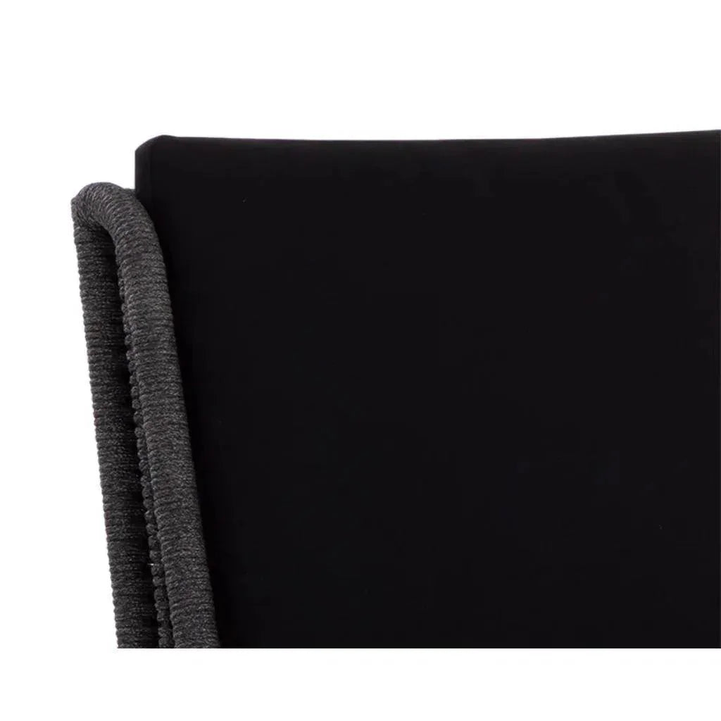 Sorrento Fabric Outdoor Armless Dining Chair-Outdoor Dining Chairs-SUNPAN-LOOMLAN