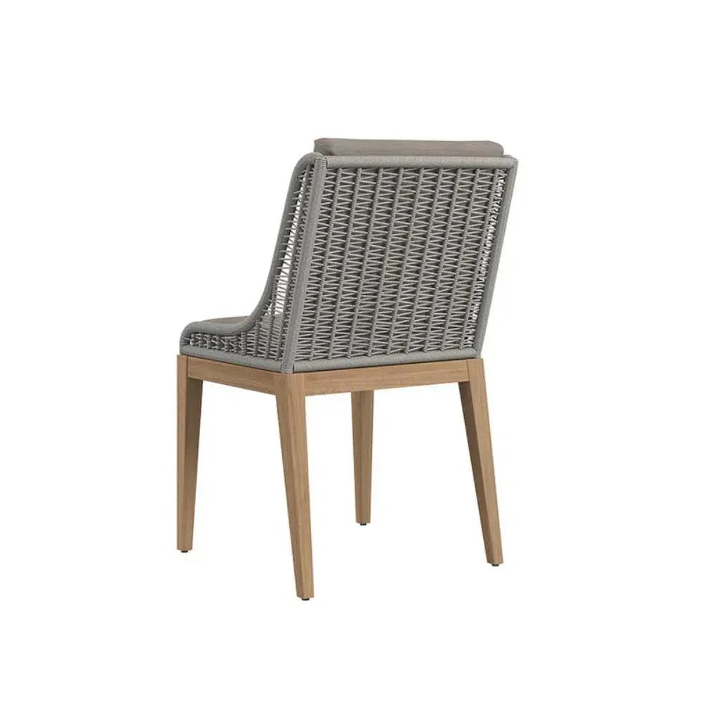 Sorrento Fabric Outdoor Armless Dining Chair-Outdoor Dining Chairs-SUNPAN-LOOMLAN