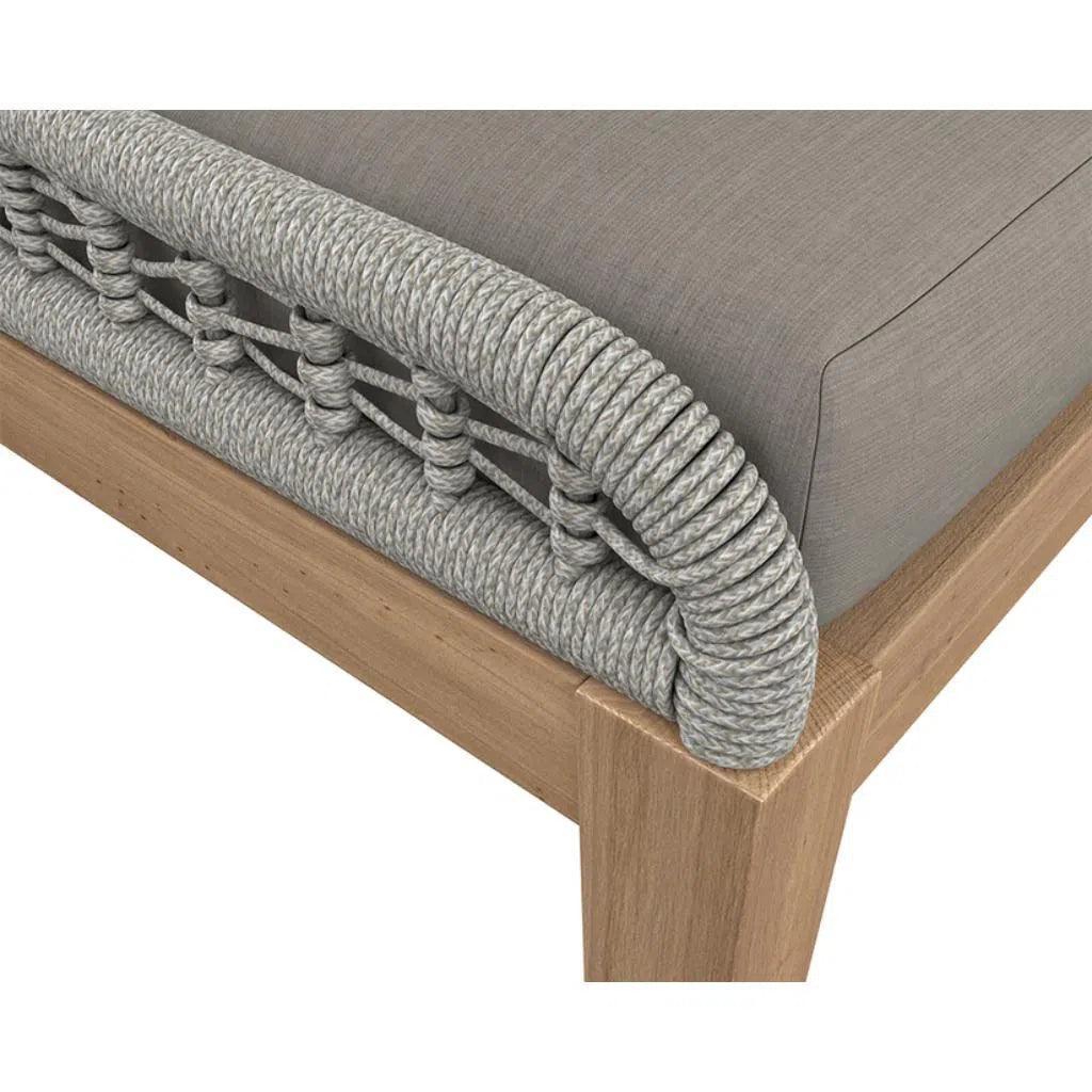 Sorrento Fabric Outdoor Armless Dining Chair-Outdoor Dining Chairs-SUNPAN-LOOMLAN