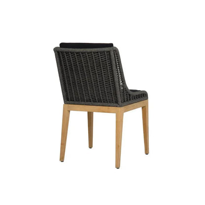 Sorrento Fabric Outdoor Armless Dining Chair-Outdoor Dining Chairs-SUNPAN-LOOMLAN