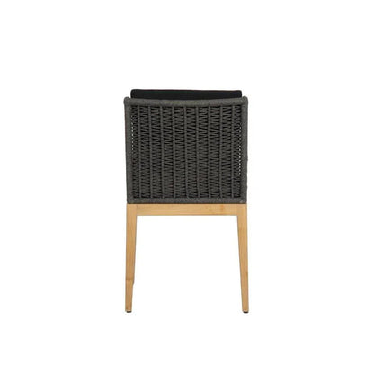 Sorrento Fabric Outdoor Armless Dining Chair-Outdoor Dining Chairs-SUNPAN-LOOMLAN