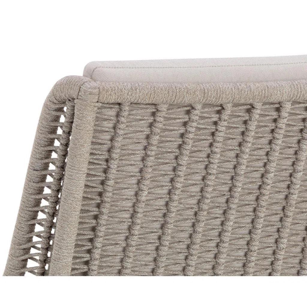 Sorrento Fabric Outdoor Armless Dining Chair-Outdoor Dining Chairs-SUNPAN-LOOMLAN