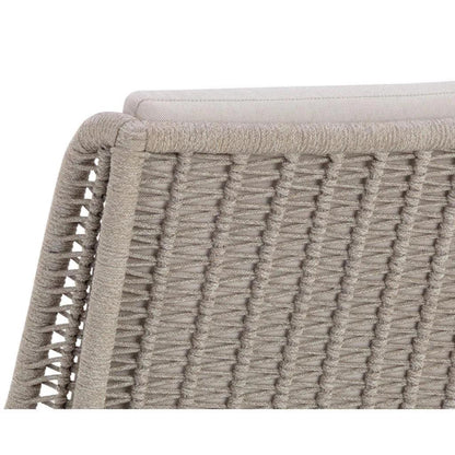 Sorrento Fabric Outdoor Armless Dining Chair-Outdoor Dining Chairs-SUNPAN-LOOMLAN