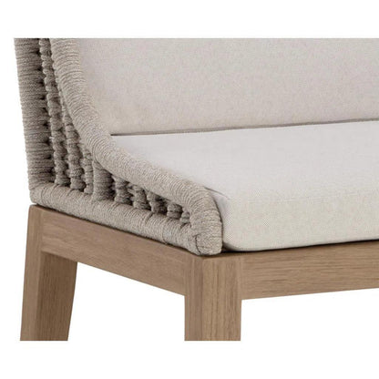 Sorrento Fabric Outdoor Armless Dining Chair-Outdoor Dining Chairs-SUNPAN-LOOMLAN