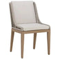 Sorrento Fabric Outdoor Armless Dining Chair-Outdoor Dining Chairs-SUNPAN-Palazzo Cream-LOOMLAN