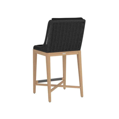 Sorrento Fabric Outdoor Barstool-Outdoor Bar Stools-SUNPAN-LOOMLAN