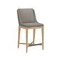 Sorrento Fabric Outdoor Barstool-Outdoor Bar Stools-SUNPAN-Palazzo Taupe-LOOMLAN