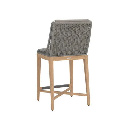 Sorrento Fabric Outdoor Barstool-Outdoor Bar Stools-SUNPAN-LOOMLAN