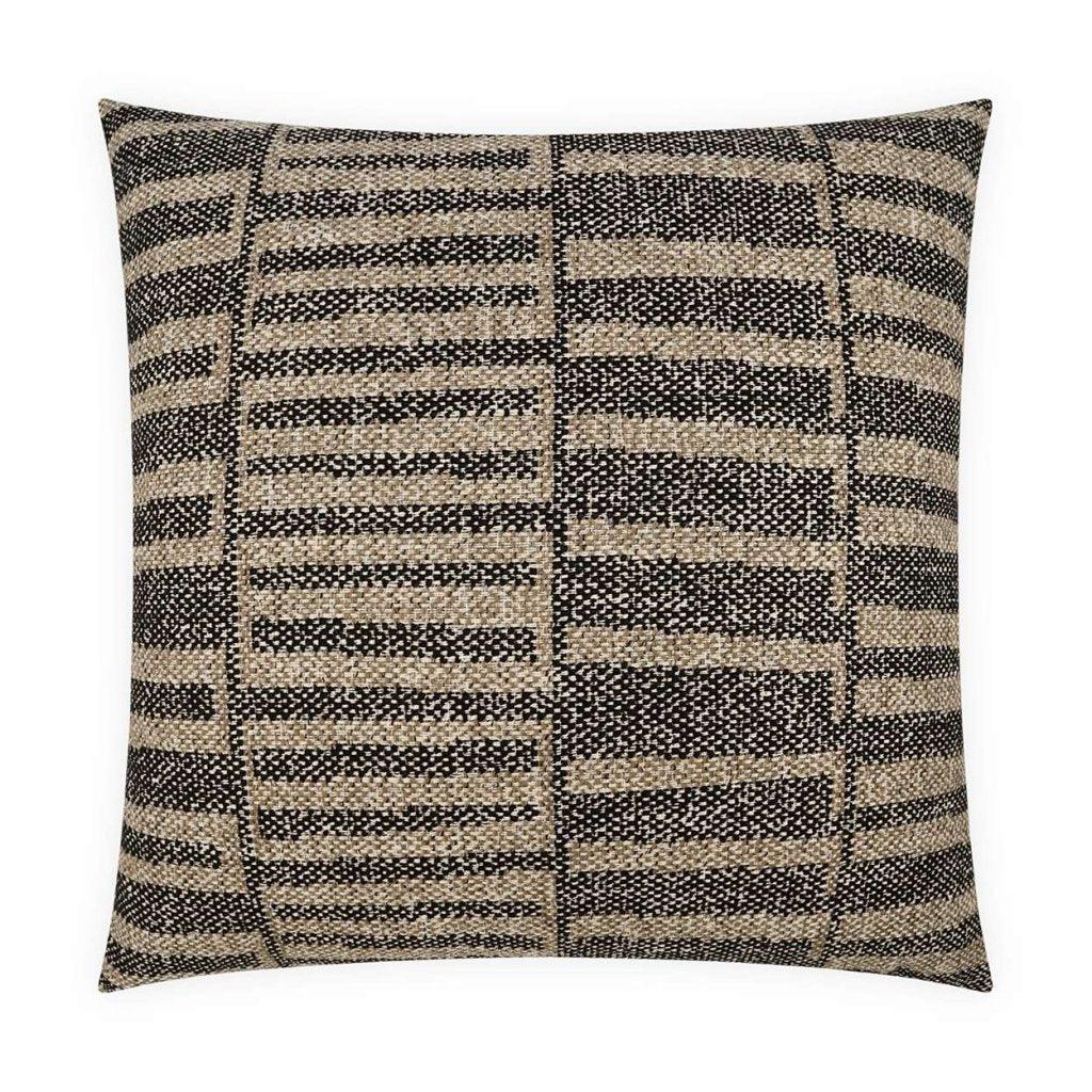 Sotis Handmade Outdoor Pillow-Outdoor Pillows-D.V. Kap-Square-Black-LOOMLAN