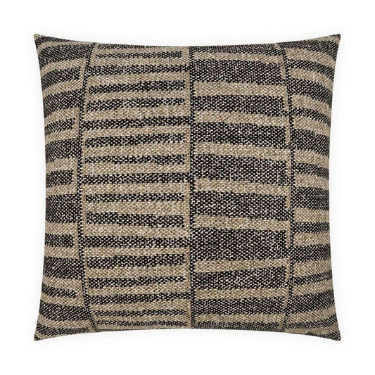 Sotis Handmade Outdoor Pillow-Outdoor Pillows-D.V. Kap-Square-Black-LOOMLAN