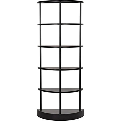 Spago Black Metal Etagere-Etageres-Noir-LOOMLAN