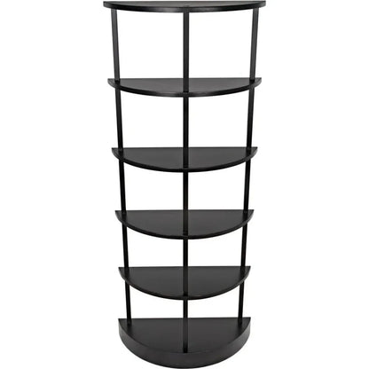 Spago Black Metal Etagere-Etageres-Noir-LOOMLAN
