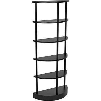 Spago Black Metal Etagere-Etageres-Noir-LOOMLAN
