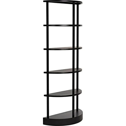 Spago Black Metal Etagere-Etageres-Noir-LOOMLAN