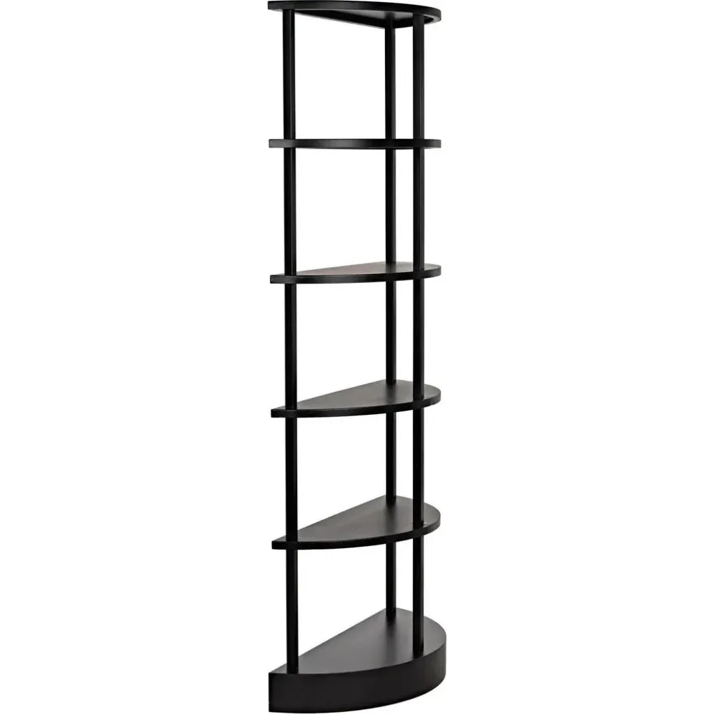 Spago Black Metal Etagere-Etageres-Noir-LOOMLAN