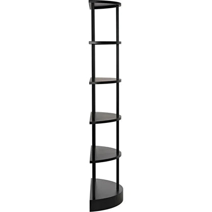 Spago Black Metal Etagere-Etageres-Noir-LOOMLAN
