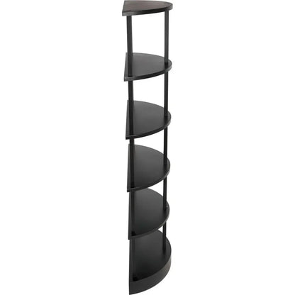 Spago Black Metal Etagere-Etageres-Noir-LOOMLAN