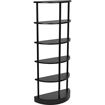 Spago Black Metal Etagere-Etageres-Noir-LOOMLAN