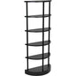 Spago Black Metal Etagere-Etageres-Noir-LOOMLAN