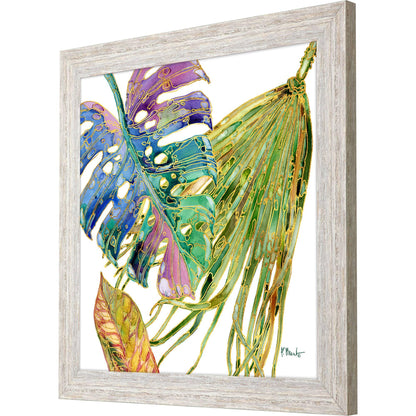 Spectrum Palm Fronds Green Framed Wall Art