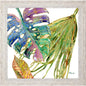 Spectrum Palm Fronds Green Framed Wall Art