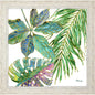 Spectrum Palm Fronds Green Framed Wall Art