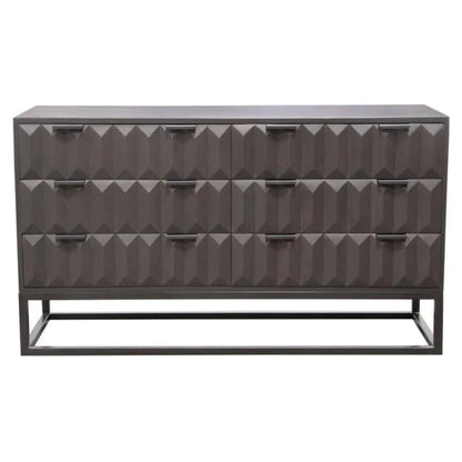 Spectrum Six Drawer Wooden Dresser - LOOMLAN - Diamond Sofa - Dressers