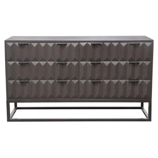 Spectrum Six Drawer Wooden Dresser - LOOMLAN - Diamond Sofa - Dressers