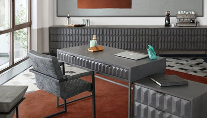 Spectrum Two Drawer Wood Desk-Home Office Desks-Diamond Sofa-LOOMLAN