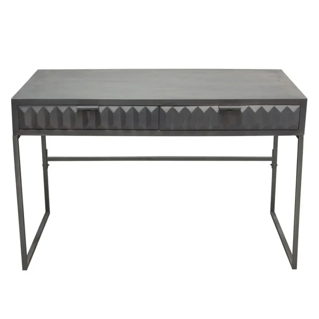 Spectrum Two Drawer Wood Desk-Home Office Desks-Diamond Sofa-LOOMLAN