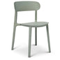 Spencer Eco Friendly Outdoor Stacking Chair - 4PC-Outdoor Dining Chairs-Urbia-Moss Grey-LOOMLAN