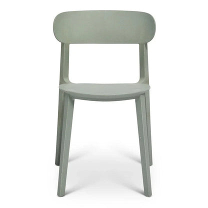 Spencer Eco Friendly Outdoor Stacking Chair - 4PC-Outdoor Dining Chairs-Urbia-LOOMLAN