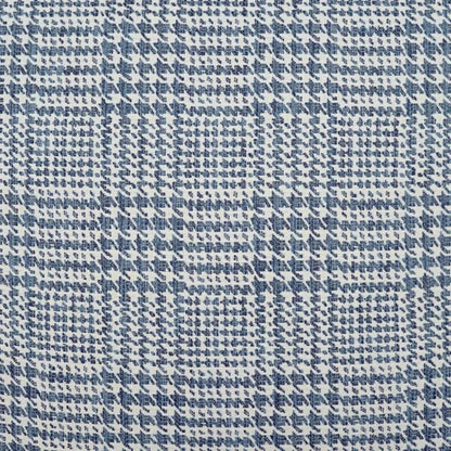 Spencer Plaid Check Blue Large Throw Pillow Insert - LOOMLAN - D.V. Kap - Throw Pillows
