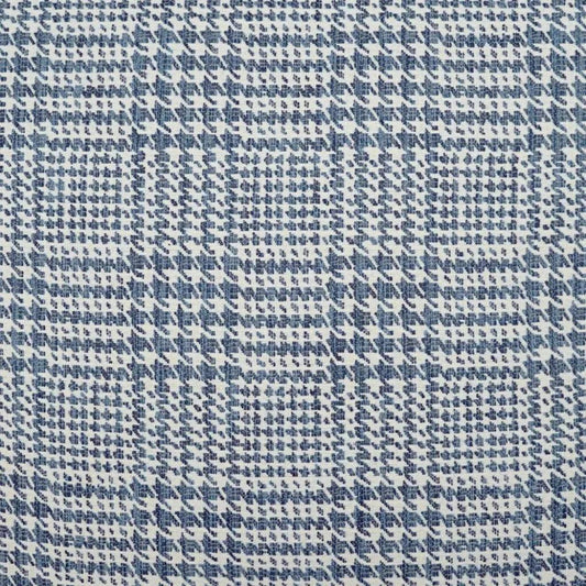 Spencer Plaid Check Blue Large Throw Pillow Insert - LOOMLAN - D.V. Kap - Throw Pillows