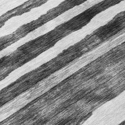 Spinava Gray Washable Indoor - Outdoor Rug - LOOMLAN - LOOMLAN Rugs - Outdoor Rugs