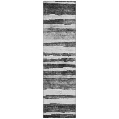 Spinava Gray Washable Indoor - Outdoor Rug - LOOMLAN - LOOMLAN Rugs - Outdoor Rugs