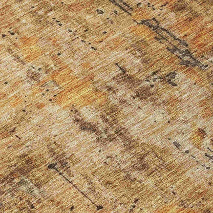 Spindlea Orange Washable Indoor - Outdoor Rug - LOOMLAN - LOOMLAN Rugs - Outdoor Rugs