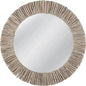 Splay Wood Brown Wall Mirror - LOOMLAN - Bassett Mirror - Wall Mirrors