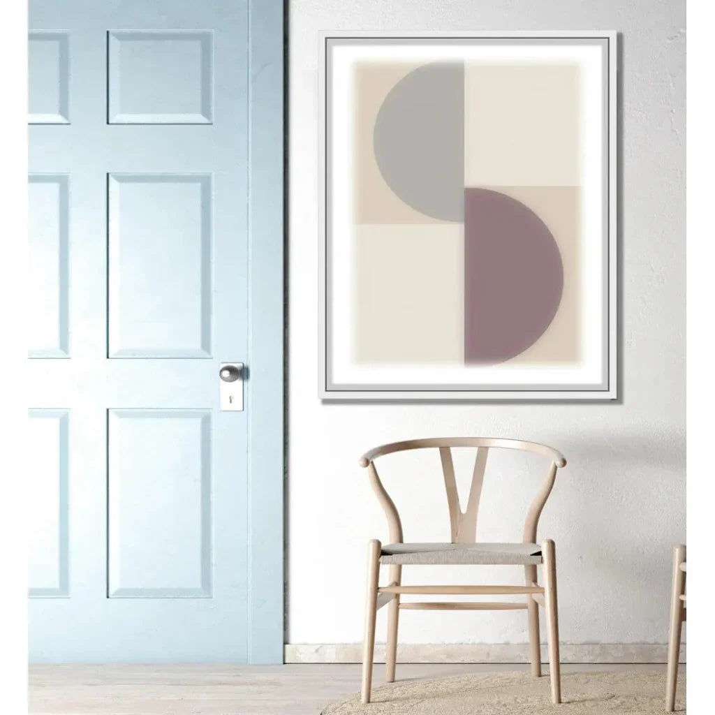 Split Circle II Artwork d Canvas Floating - LOOMLAN - LOOMLAN - Canvas Art