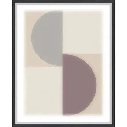 Split Circle II Artwork d Canvas Floating - LOOMLAN - LOOMLAN - Canvas Art