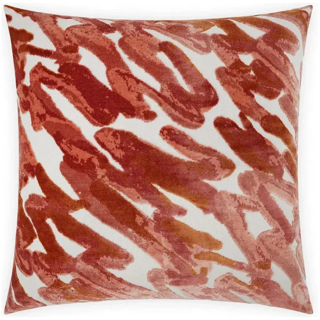 Spoken Coral Throw Pillow With Insert - LOOMLAN - D.V. Kap - Throw Pillows