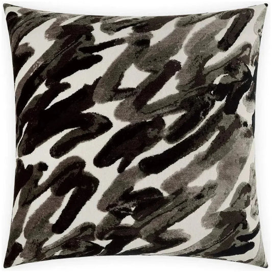 Spoken Onyx Black Throw Pillow With Insert - LOOMLAN - D.V. Kap - Throw Pillows