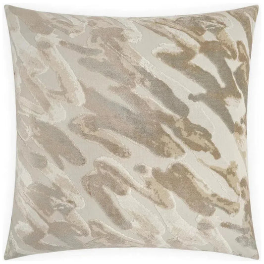 Spoken Shimmer Brown Throw Pillow Insert - LOOMLAN - D.V. Kap - Throw Pillows