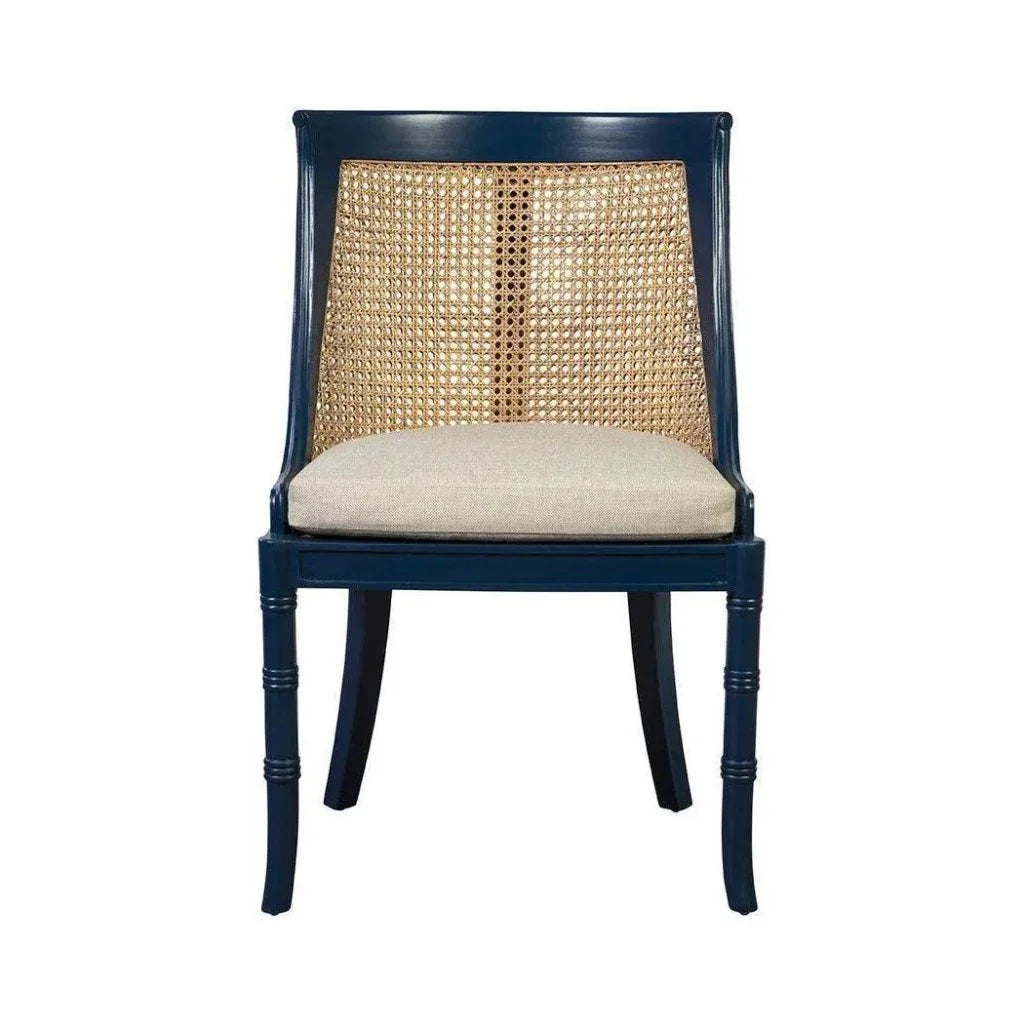 Spoonback Mahogany Armless Side Chair 2PC - LOOMLAN - Furniture Classics - Dining Chairs