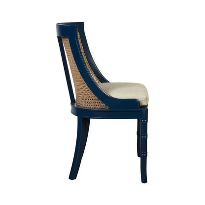 Spoonback Mahogany Armless Side Chair 2PC - LOOMLAN - Furniture Classics - Dining Chairs