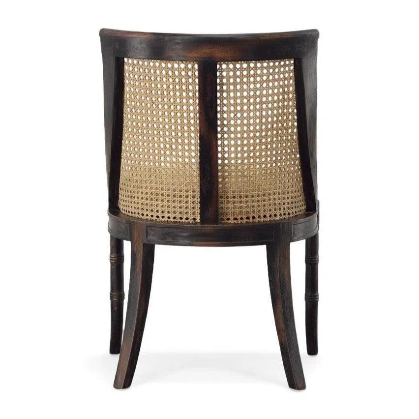 Spoonback Mahogany Armless Side Chair 2PC - LOOMLAN - Furniture Classics - Dining Chairs