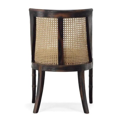 Spoonback Mahogany Armless Side Chair 2PC - LOOMLAN - Furniture Classics - Dining Chairs