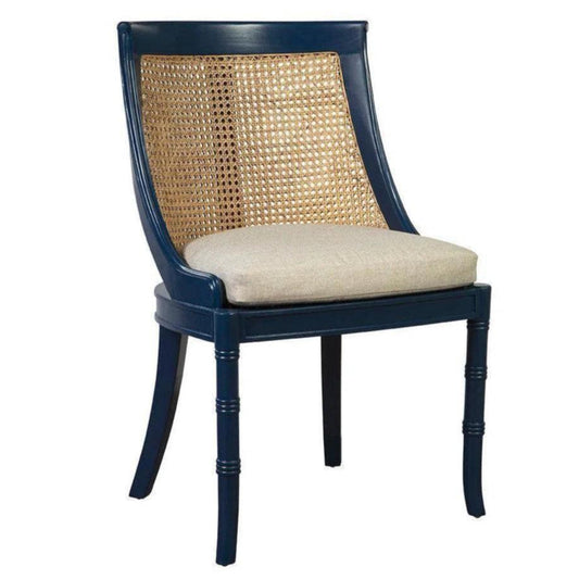 Spoonback Mahogany Armless Side Chair 2PC - LOOMLAN - Furniture Classics - Dining Chairs